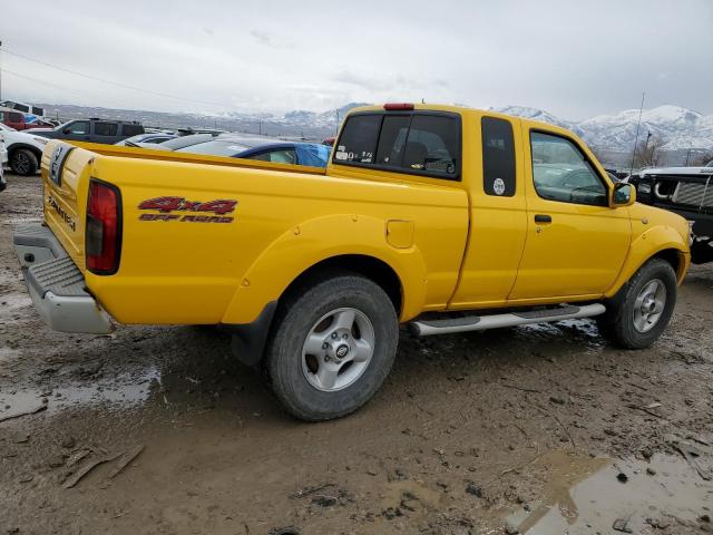 1N6ED26Y11C344629 - 2001 NISSAN FRONTIER KING CAB XE YELLOW photo 3