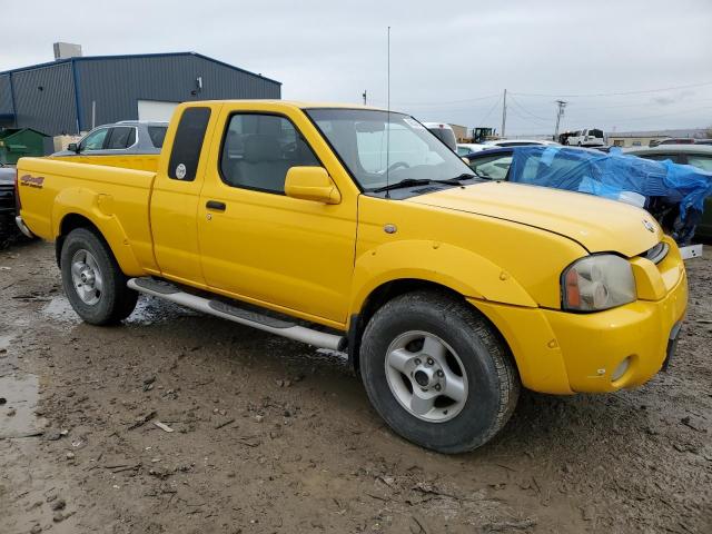 1N6ED26Y11C344629 - 2001 NISSAN FRONTIER KING CAB XE YELLOW photo 4