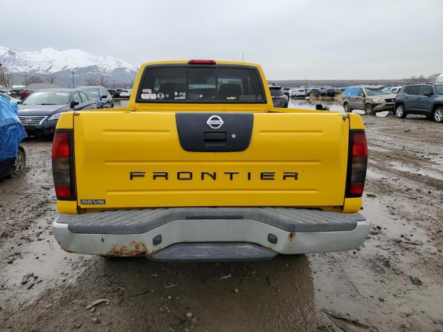 1N6ED26Y11C344629 - 2001 NISSAN FRONTIER KING CAB XE YELLOW photo 6