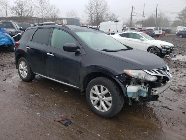 JN8AZ1MW6BW179602 - 2011 NISSAN MURANO S BLACK photo 4