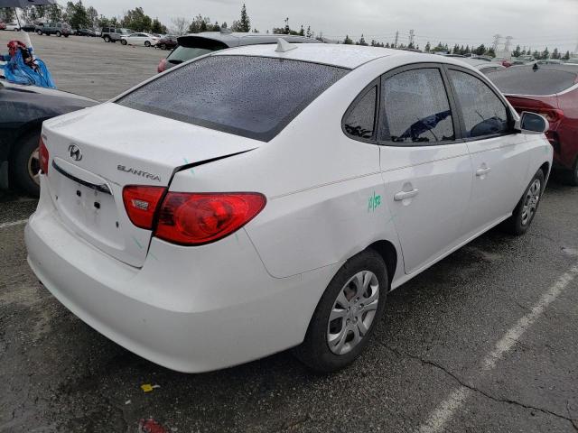 KMHDU4AD2AU126686 - 2010 HYUNDAI ELANTRA BLUE WHITE photo 3