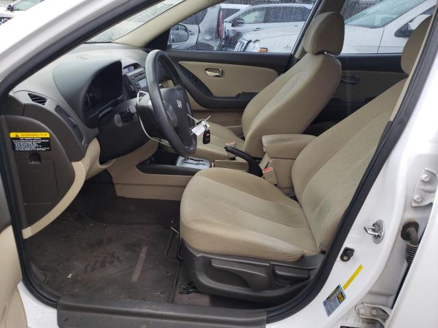 KMHDU4AD2AU126686 - 2010 HYUNDAI ELANTRA BLUE WHITE photo 7