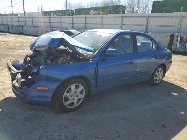 KMHDN46D36U351583 - 2006 HYUNDAI ELANTRA GLS BLUE photo 1