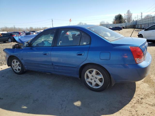 KMHDN46D36U351583 - 2006 HYUNDAI ELANTRA GLS BLUE photo 2