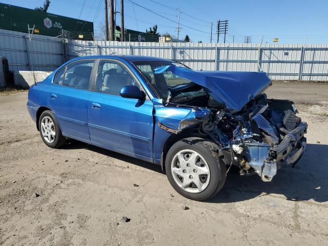 KMHDN46D36U351583 - 2006 HYUNDAI ELANTRA GLS BLUE photo 4