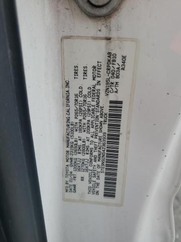 5TESN92N54Z363939 - 2004 TOYOTA TACOMA XTRACAB PRERUNNER თეთრი ფოტო 12