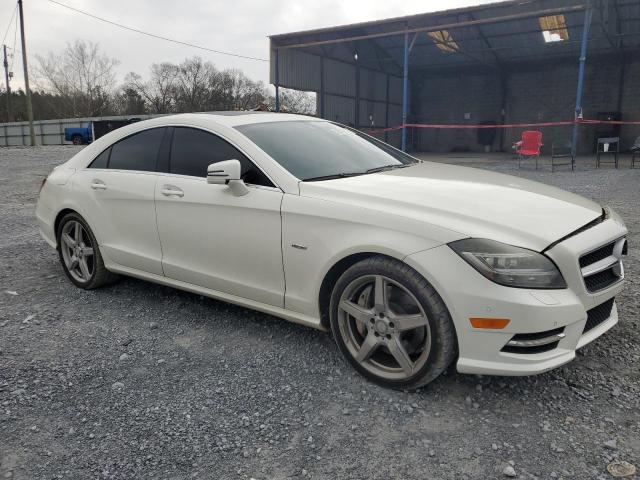 WDDLJ7DB6CA028548 - 2012 MERCEDES-BENZ CLS 550 WHITE photo 4