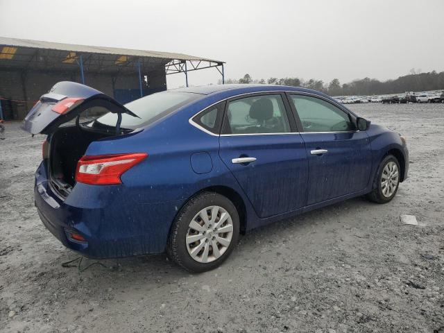 3N1AB7AP8JY329834 - 2018 NISSAN SENTRA S BLUE photo 3