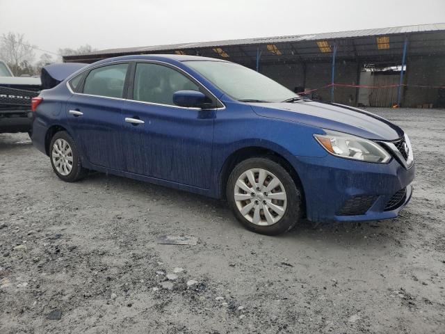 3N1AB7AP8JY329834 - 2018 NISSAN SENTRA S BLUE photo 4