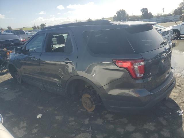 1FM5K7DH4KGA88064 - 2019 FORD EXPLORER XLT Серый фото 2