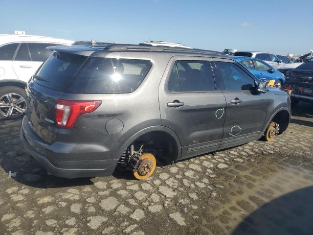 1FM5K7DH4KGA88064 - 2019 FORD EXPLORER XLT Серый фото 3