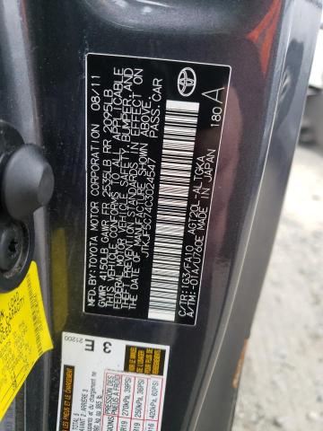 JTKJF5C74C3024547 - 2012 TOYOTA SCION TC CHARCOAL photo 13