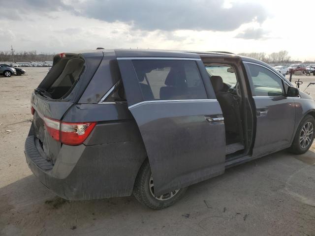 5FNRL5H64DB087011 - 2013 HONDA ODYSSEY EXL GRAY photo 3