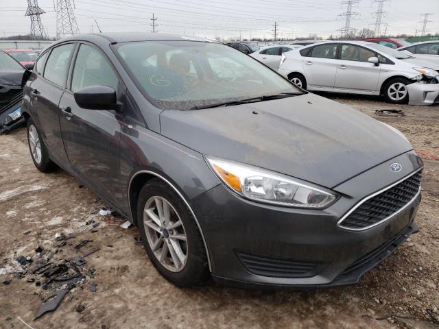 1FADP3K2XJL207613 - 2018 FORD FOCUS SE GRAY photo 1