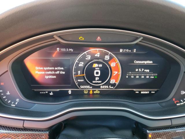 WAUC4CF54JA065495 - 2018 AUDI S5 PRESTIGE GRAY photo 9