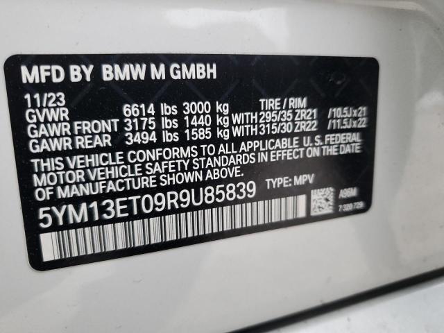 5YM13ET09R9U85839 - 2024 BMW X5 M COMPETITION Weiß Foto 13