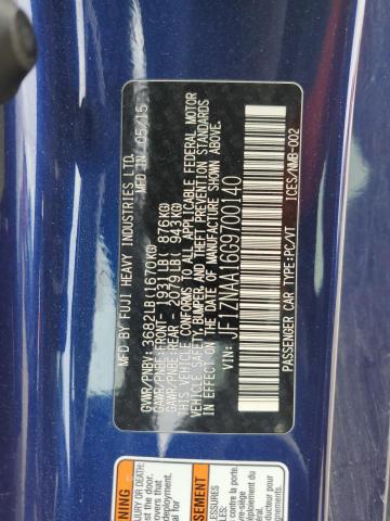 JF1ZNAA16G9700140 - 2016 TOYOTA SCION FR-S BLUE photo 12