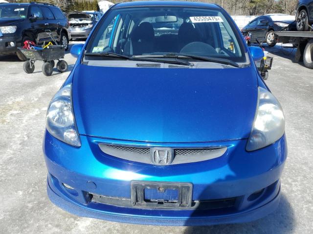 JHMGD38617S033213 - 2007 HONDA FIT S 蓝色 照片 5
