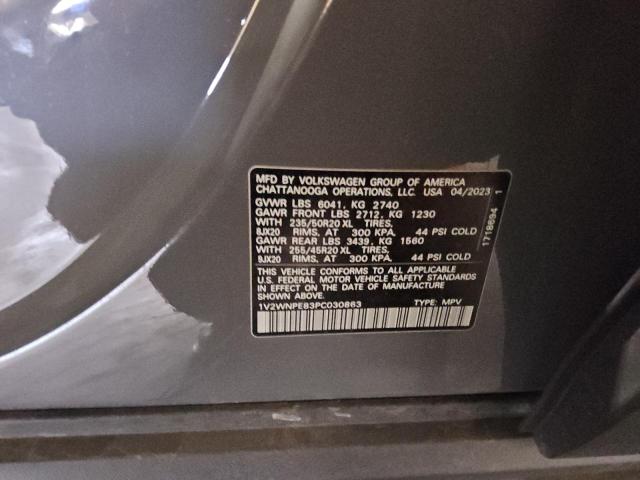 1V2WNPE83PC030863 - 2023 VOLKSWAGEN ID.4 PRO S 灰色 照片 14