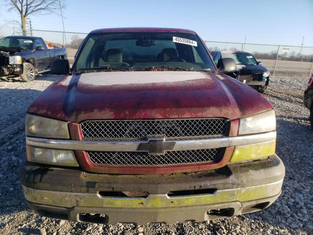 2GCEK19TX41165695 - 2004 CHEVROLET SILVERADO K1500 BURGUNDY photo 5