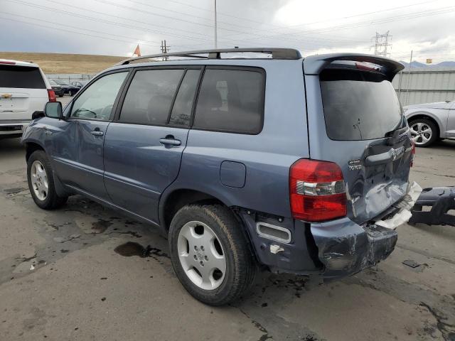 JTEEP21A150121482 - 2005 TOYOTA HIGHLANDER LIMITED BLUE photo 2