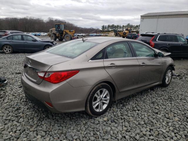 5NPEB4AC3EH909330 - 2014 HYUNDAI SONATA GLS TAN photo 3