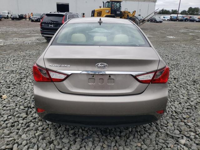 5NPEB4AC3EH909330 - 2014 HYUNDAI SONATA GLS TAN photo 6