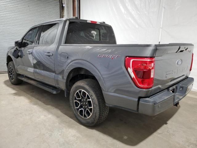 1FTEW1EP1MKD27887 - 2021 FORD F150 SUPERCREW GRAY photo 2