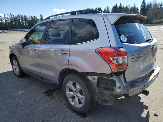 JF2SJAHC5FH813002 - 2015 SUBARU FORESTER 2.5I LIMITED SILVER photo 2