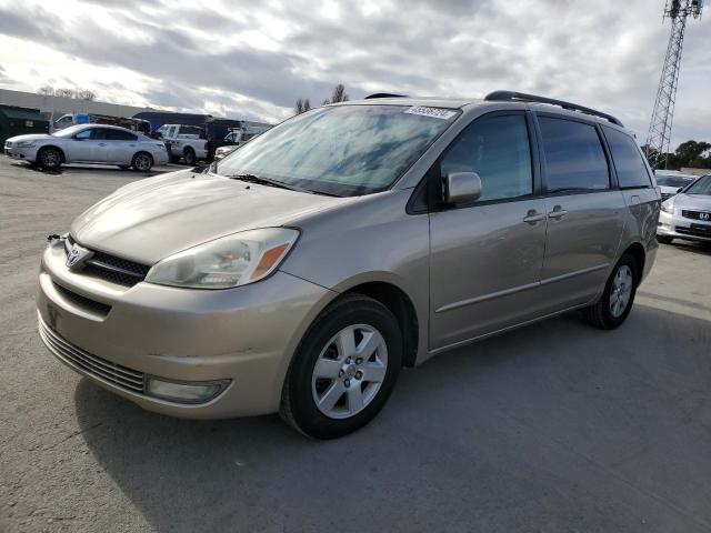 5TDZA22C14S193382 - 2004 TOYOTA SIENNA XLE GOLD photo 1