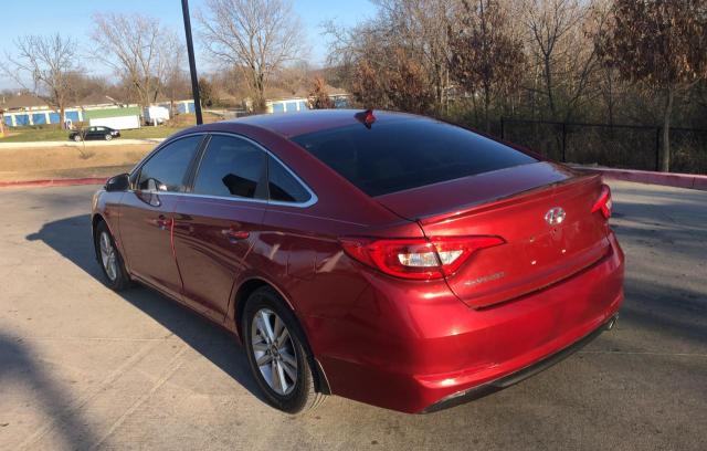 5NPE24AFXGH390497 - 2016 HYUNDAI SONATA SE RED photo 3