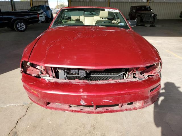 1ZVHT85H055246013 - 2005 FORD MUSTANG GT RED photo 5