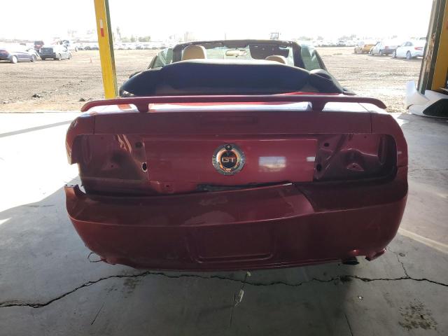 1ZVHT85H055246013 - 2005 FORD MUSTANG GT RED photo 6