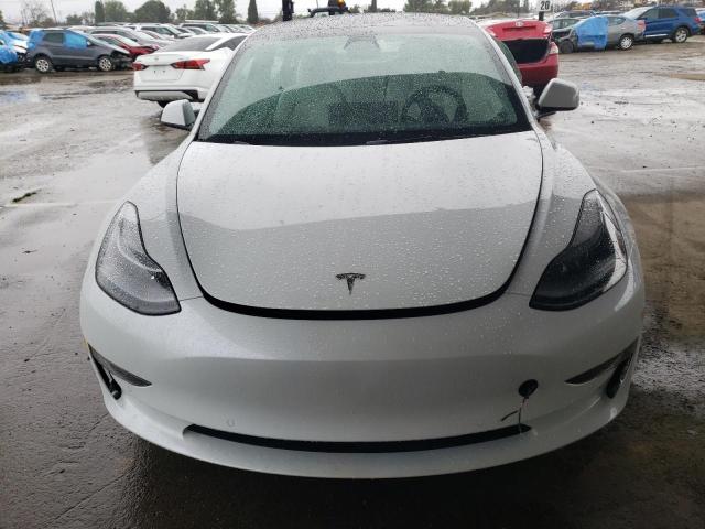 5YJ3E1EA6NF321815 - 2022 TESLA MODEL 3 WHITE photo 5