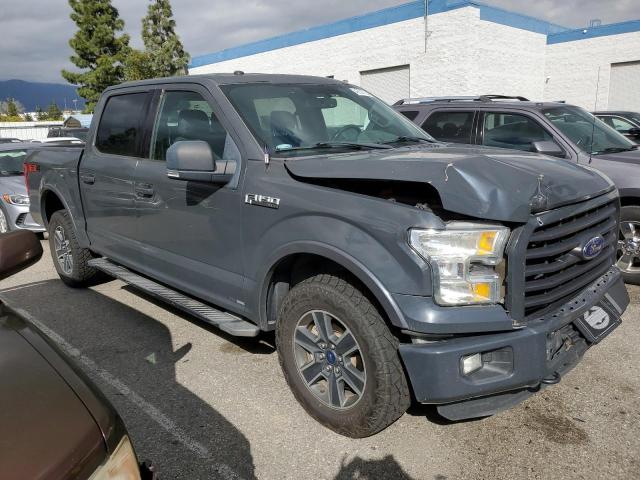 1FTEW1EF8GKF70897 - 2016 FORD F150 SUPERCREW GRAY photo 4