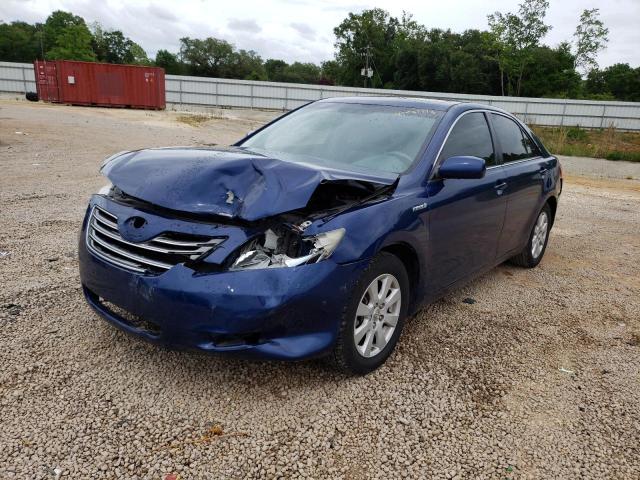 4T1BB46K77U025172 - 2007 TOYOTA CAMRY HYBRID BLUE photo 1