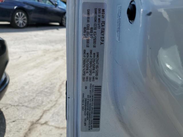 ZFBERFBB4H6F44321 - 2017 RAM PROMASTER SLT Білий фото 14