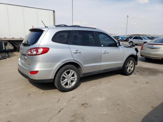 5XYZK3AB0CG154077 - 2012 HYUNDAI SANTA FE LIMITED SILVER photo 3