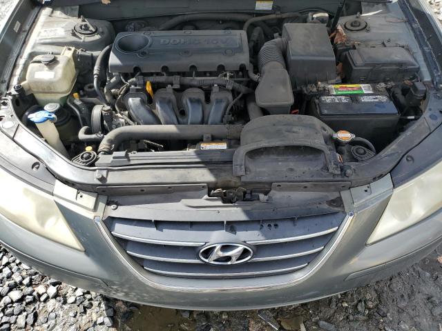 5NPET46C49H425047 - 2009 HYUNDAI SONATA GLS GREEN photo 11