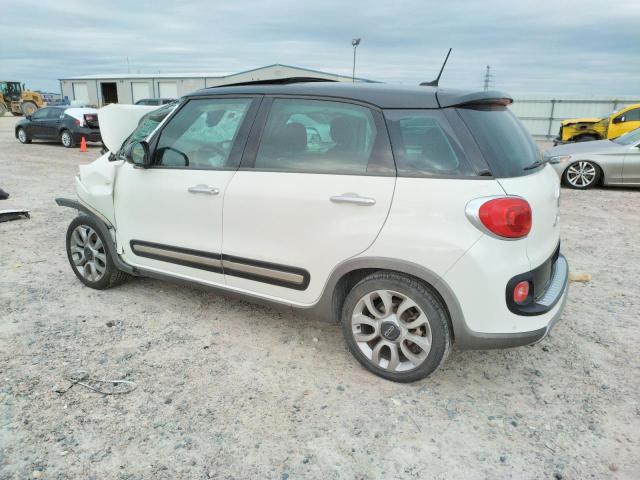 ZFBCFADH6EZ029199 - 2014 FIAT 500L TREKKING WHITE photo 2