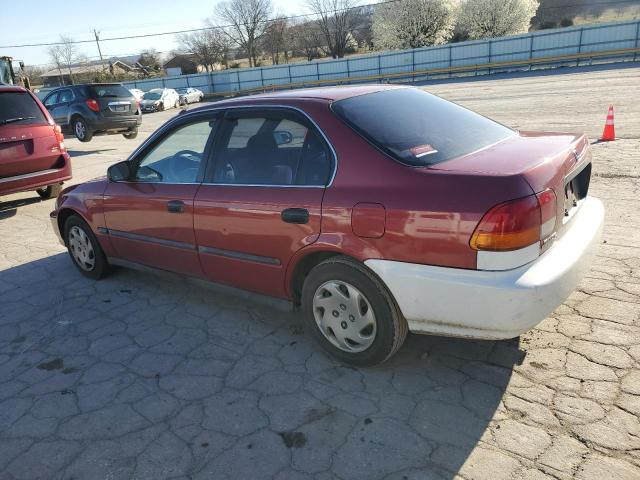 1HGEJ6673TL032343 - 1996 HONDA CIVIC LX MAROON photo 2