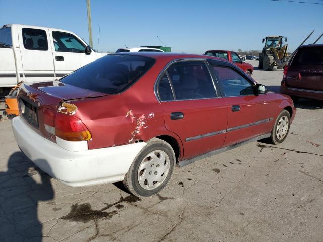 1HGEJ6673TL032343 - 1996 HONDA CIVIC LX MAROON photo 3