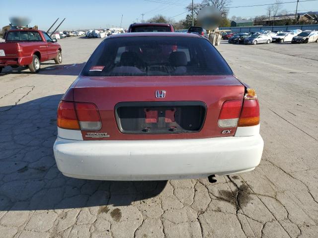 1HGEJ6673TL032343 - 1996 HONDA CIVIC LX MAROON photo 6