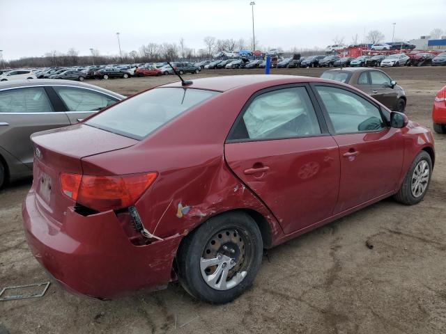 KNAFU4A27C5492181 - 2012 KIA FORTE EX MAROON photo 3