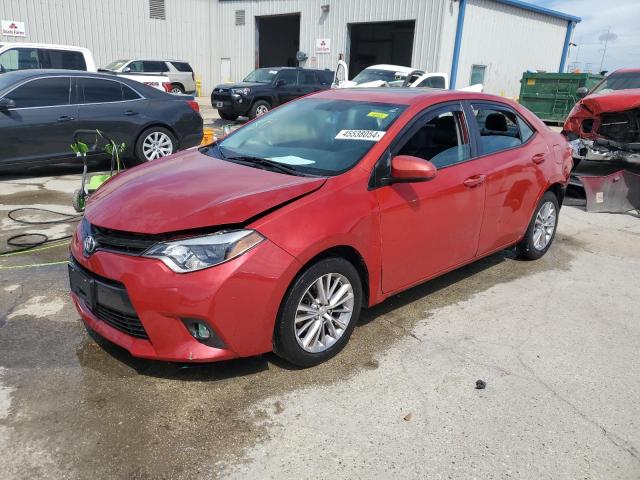 5YFBURHE5FP189616 - 2015 TOYOTA COROLLA L RED photo 1