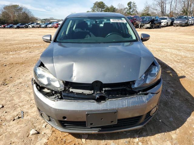 WVWNM7AJXCW063294 - 2012 VOLKSWAGEN GOLF ნაცრისფერი ფოტო 5