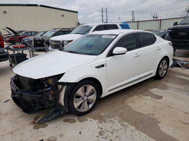 KNAGN4AD5G5093827 - 2016 KIA OPTIMA HYBRID WHITE photo 1