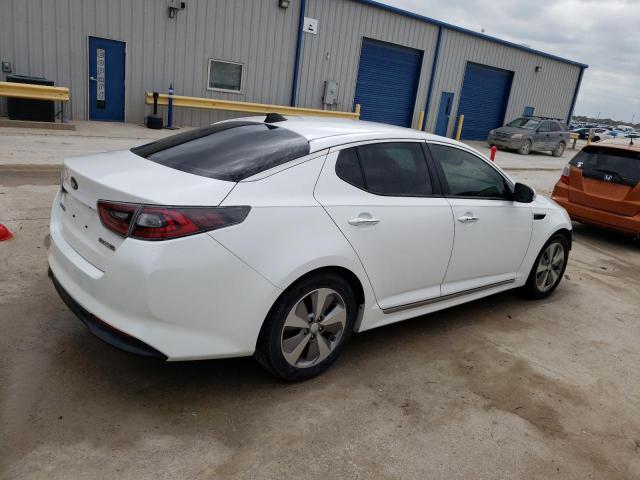 KNAGN4AD5G5093827 - 2016 KIA OPTIMA HYBRID WHITE photo 3