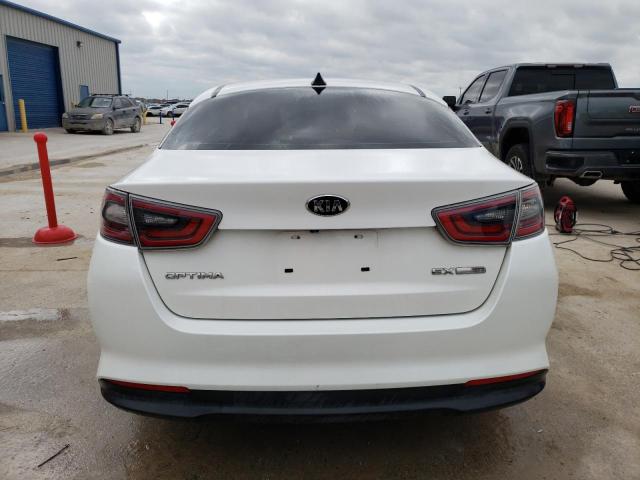 KNAGN4AD5G5093827 - 2016 KIA OPTIMA HYBRID WHITE photo 6