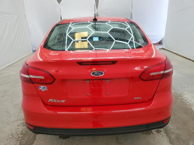 1FADP3H25HL248300 - 2017 FORD FOCUS SEL RED photo 6